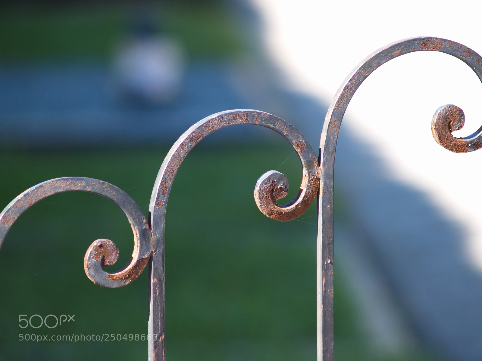 Olympus E-300 (EVOLT E-300) sample photo. Fence contours photography