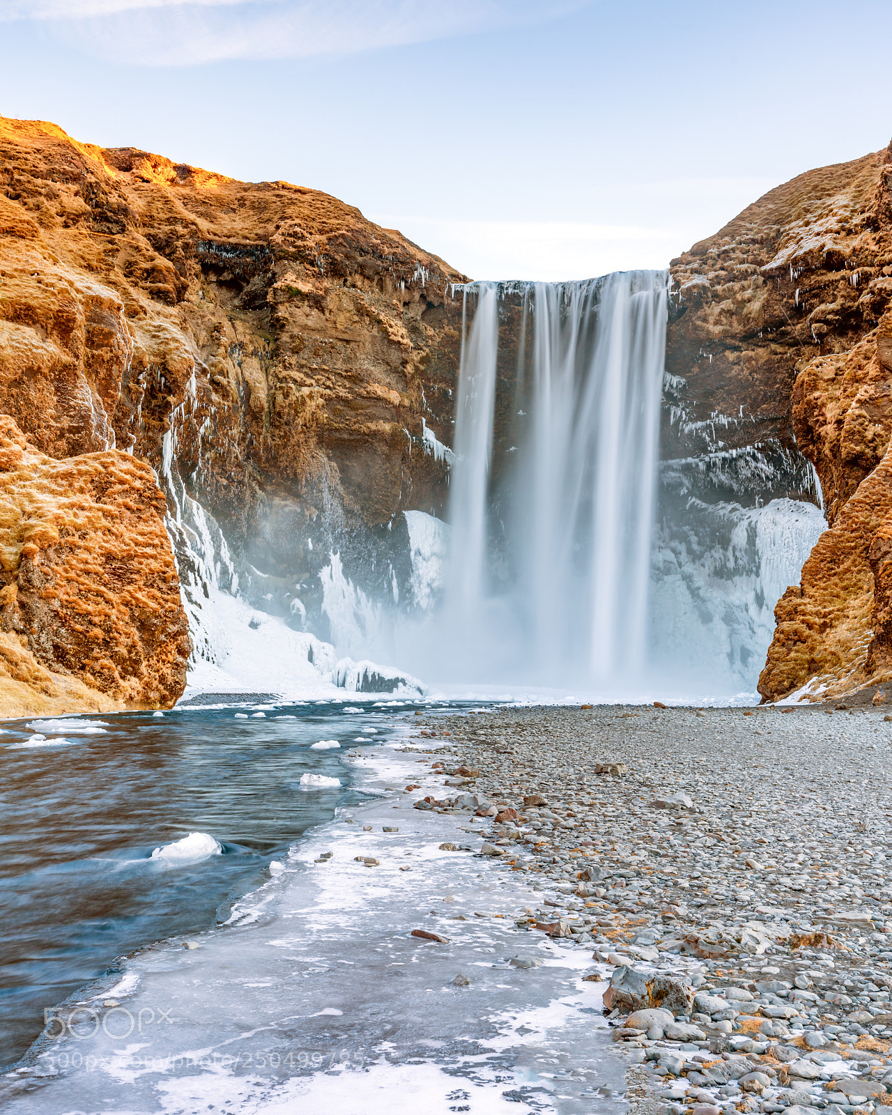 Sony a7R II sample photo. Skogafoss at dawn photography
