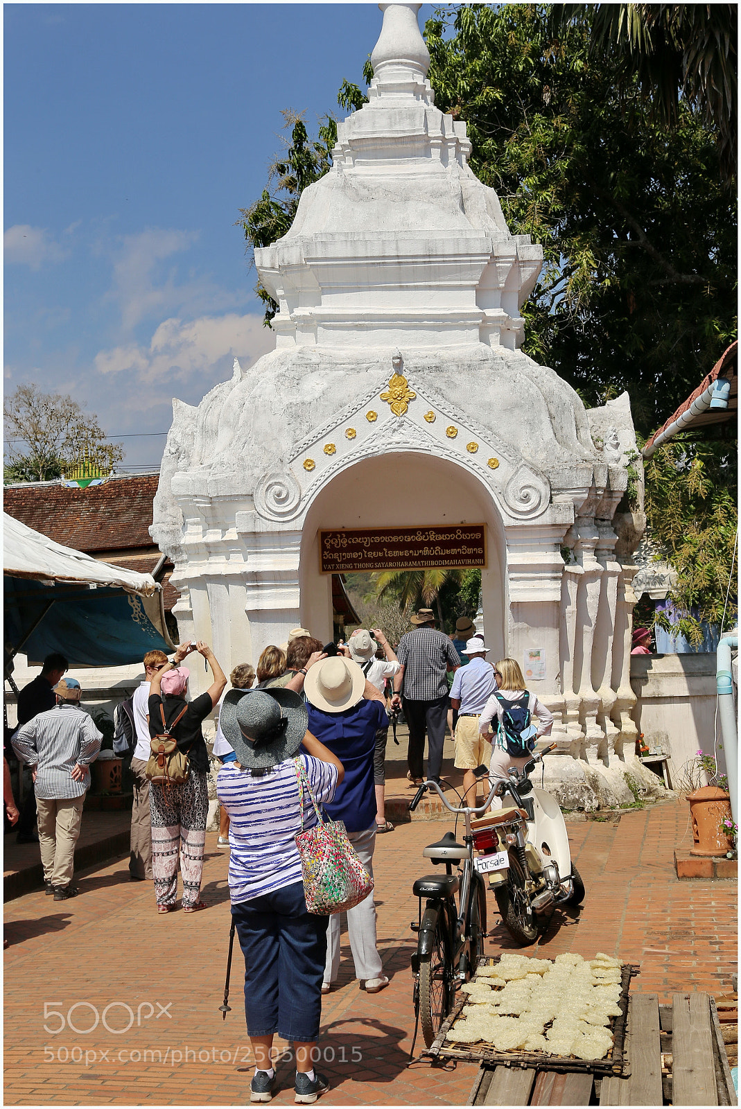 Canon EOS 6D + Canon EF 24-105mm F4L IS USM sample photo. Wat xieng thong temple photography