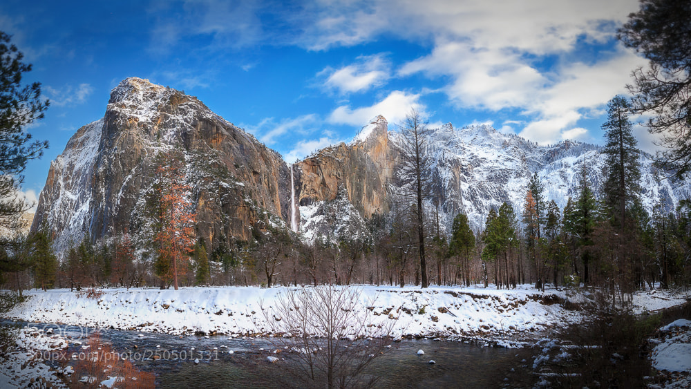 Canon EOS 5D Mark II sample photo. Yosemite panorama 2 photography