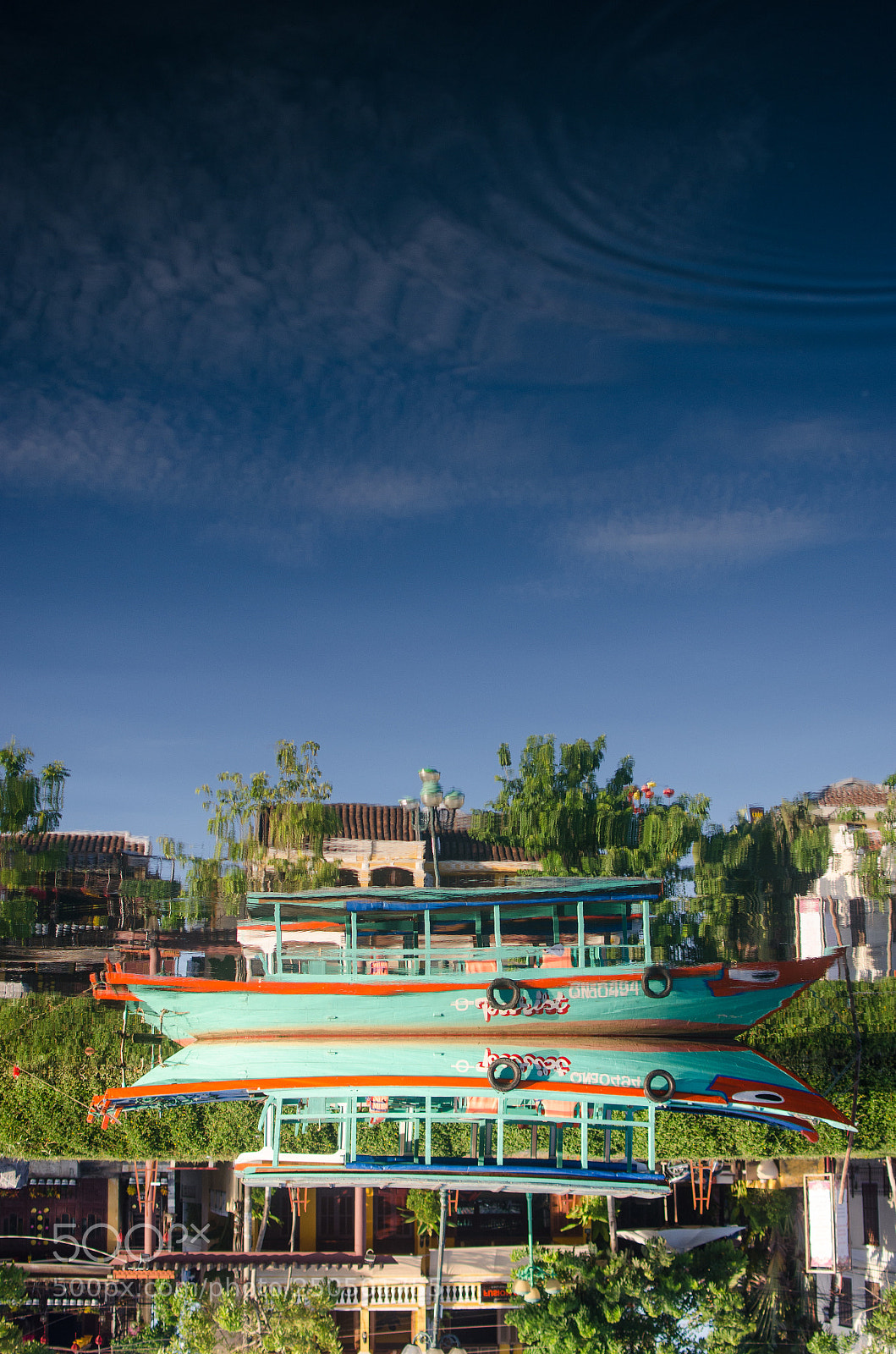 Nikon D5100 sample photo. Boat reflections in the photography