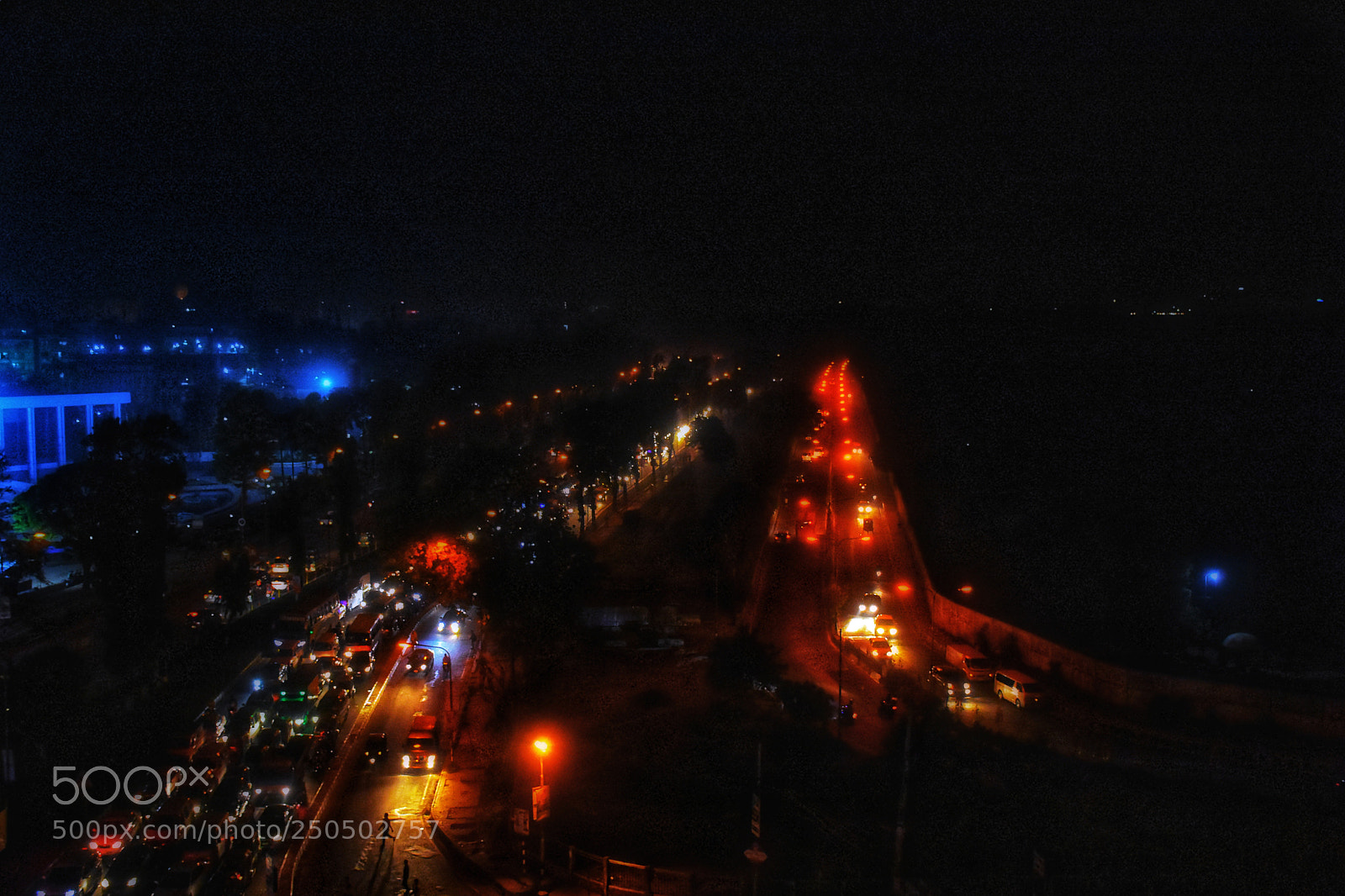 Nikon D7200 sample photo. Busy city night photography