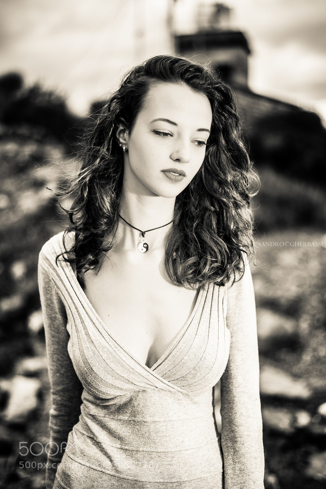 Nikon D800 sample photo. Giulia in bnw photography