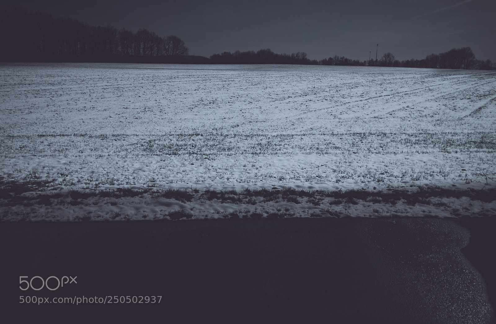 Apple iPhone 7 sample photo. Rural and snowy landscape photography
