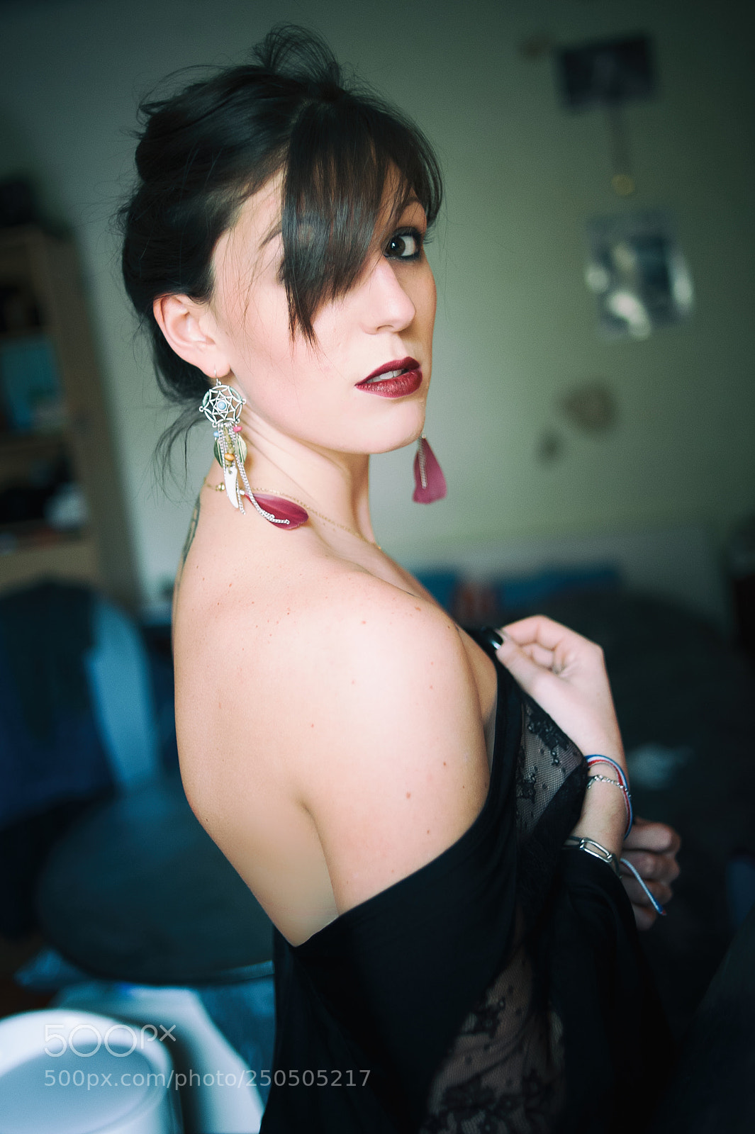 Nikon D700 sample photo. Elodie : portrait : glamour photography