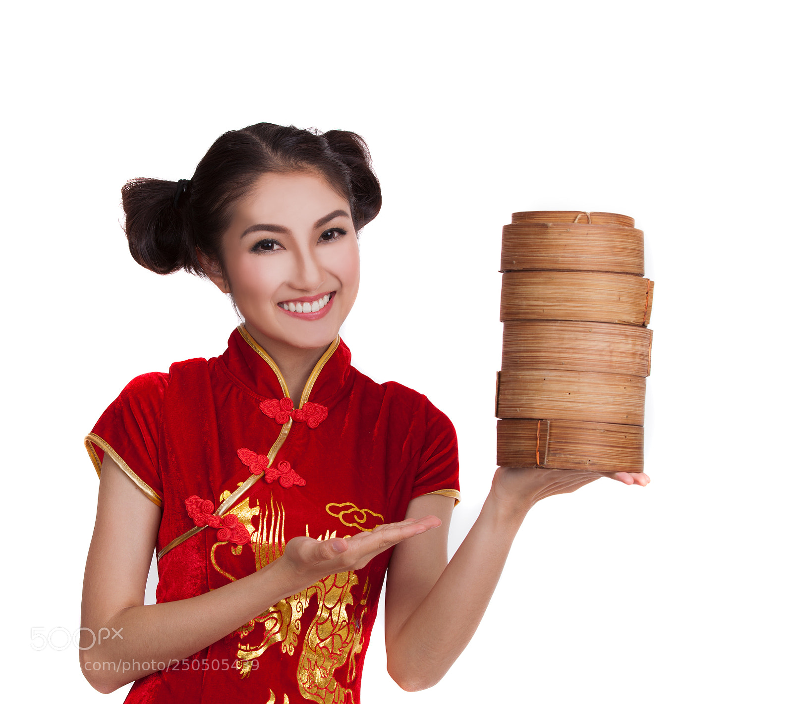Canon EOS 5D Mark II sample photo. Chinese lady in red photography