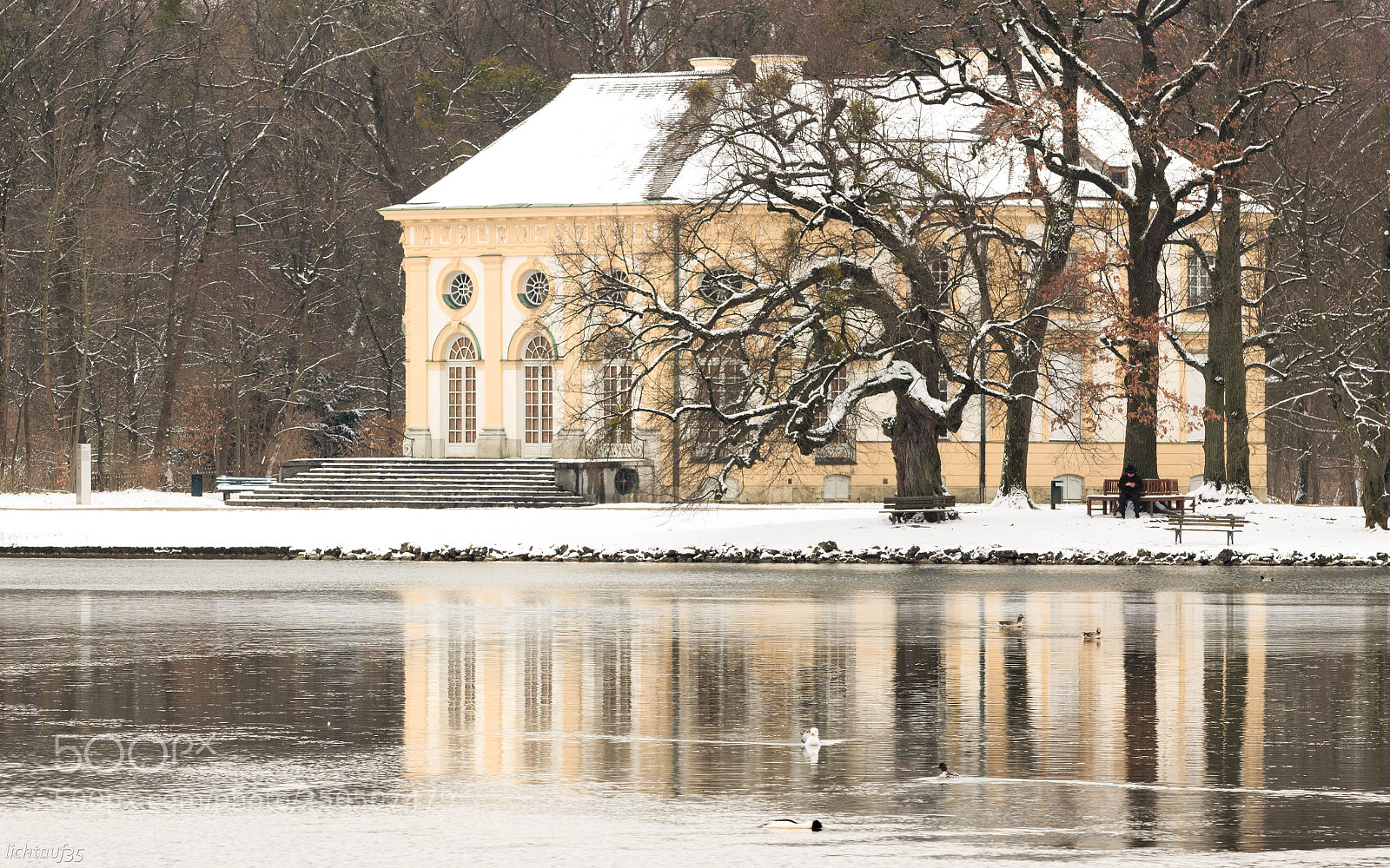 Canon EOS 100D (EOS Rebel SL1 / EOS Kiss X7) sample photo. Winter reflection photography