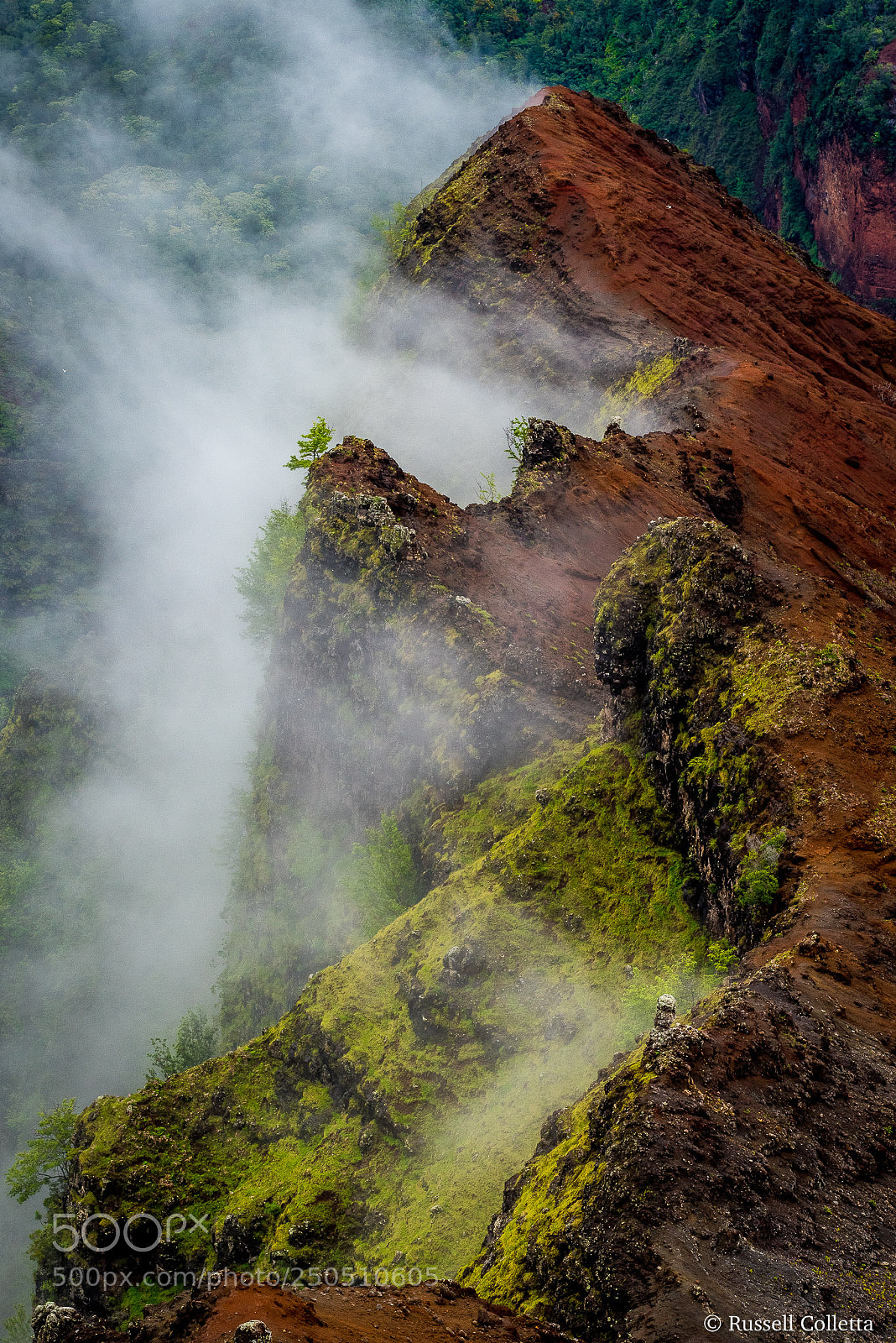 Nikon D810 sample photo. Waimea draped in clouds photography