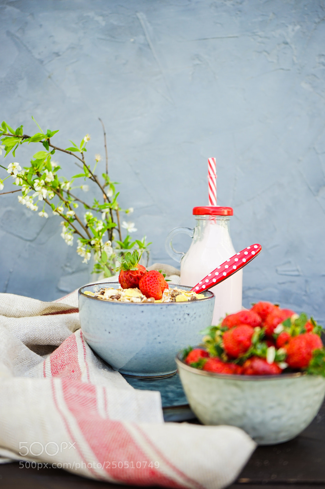 Sony a7 sample photo. Summer breakast with strawberries photography
