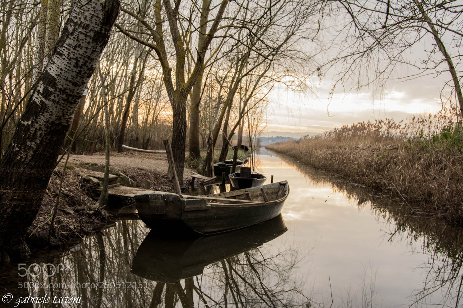 Nikon D5200 sample photo. Barca nel canale photography