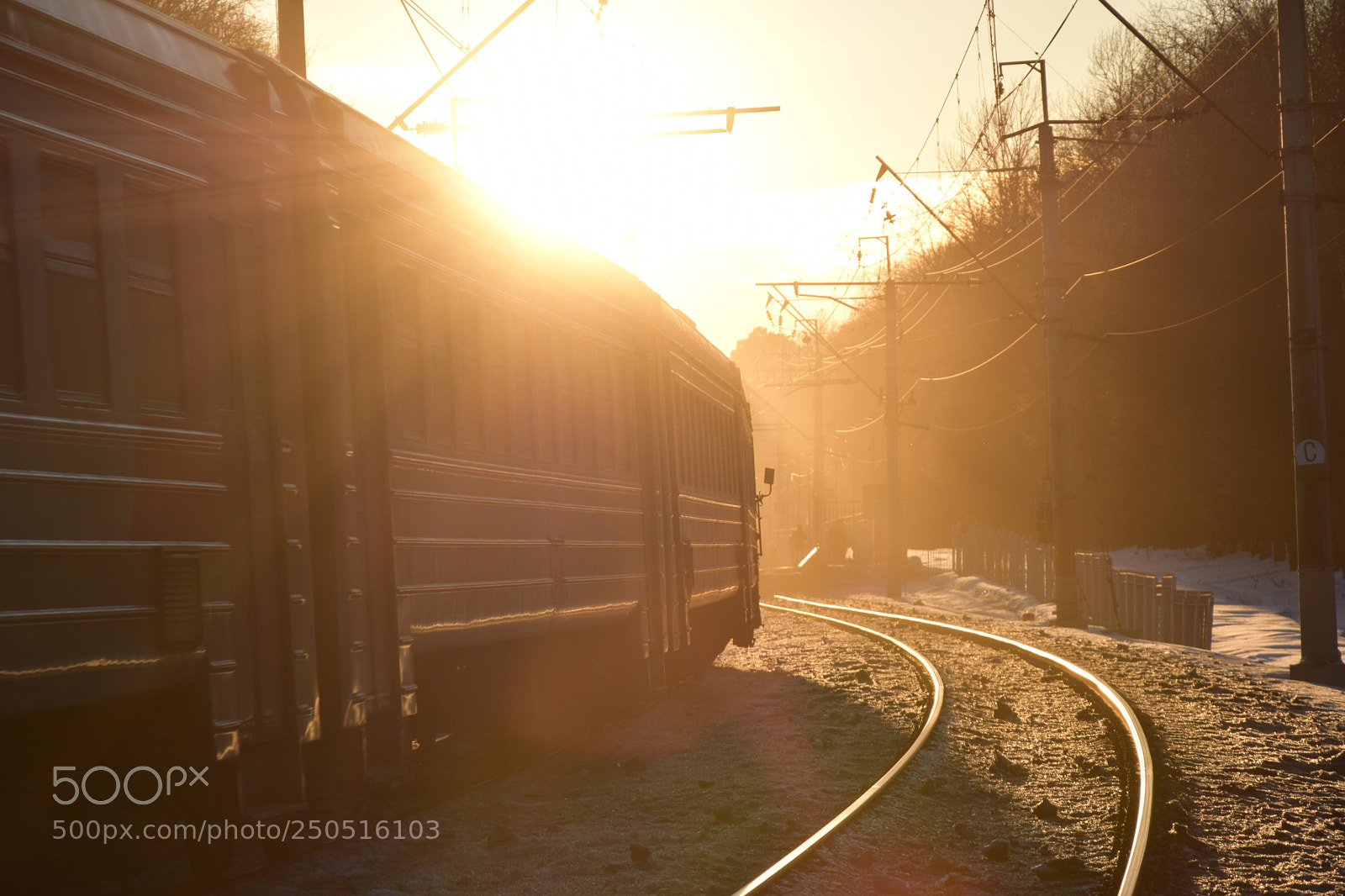 Nikon D3300 sample photo. Last train photography