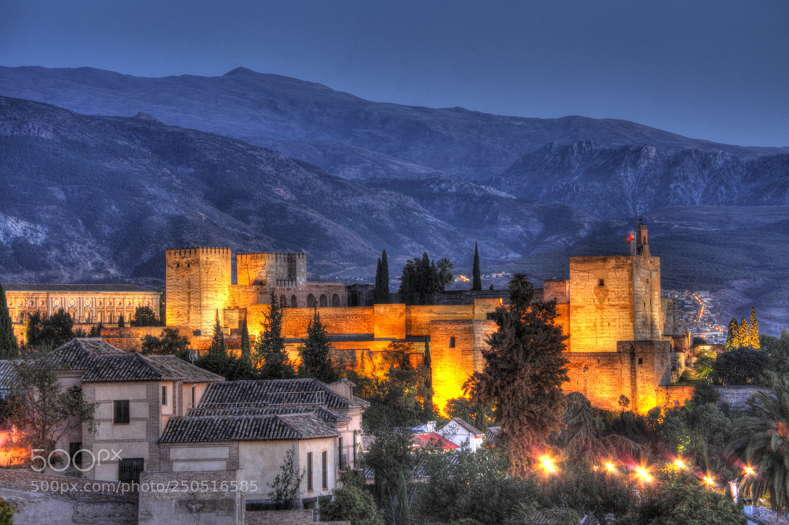 Canon EOS 5D Mark II sample photo. Alhambra palace photography