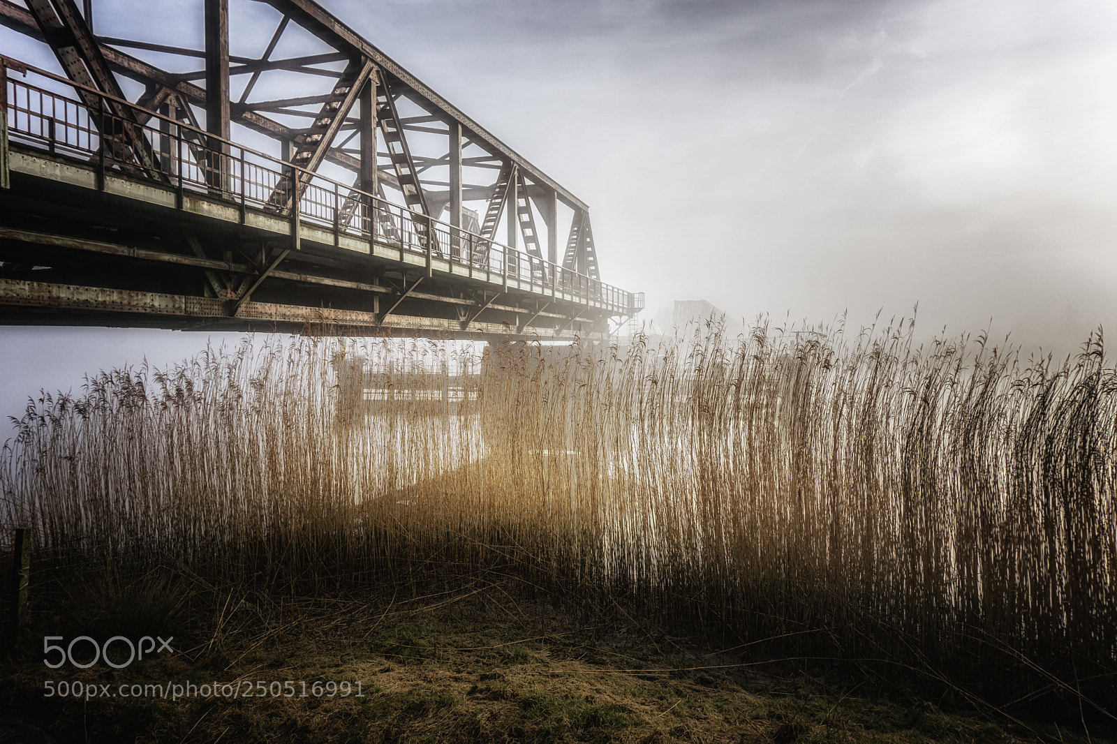 Sony a6000 sample photo. Steel crossing the river photography