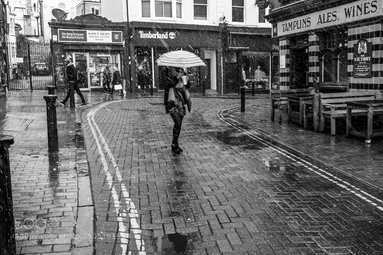 Leica CL sample photo. Snowy brighton photography