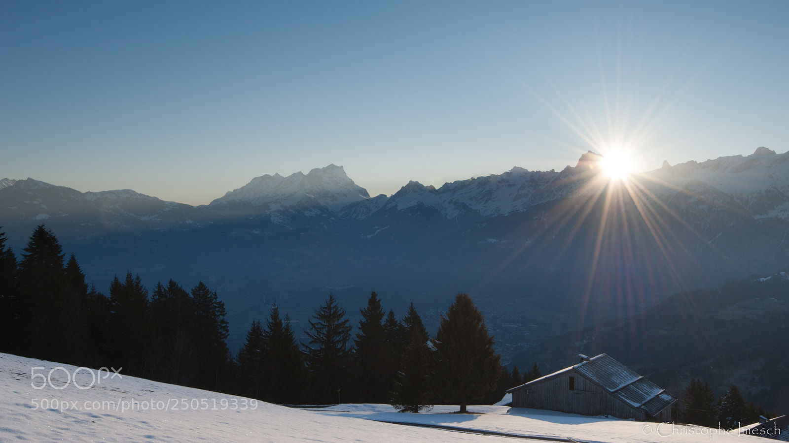 Nikon D700 sample photo. L'aube sur les alpes photography