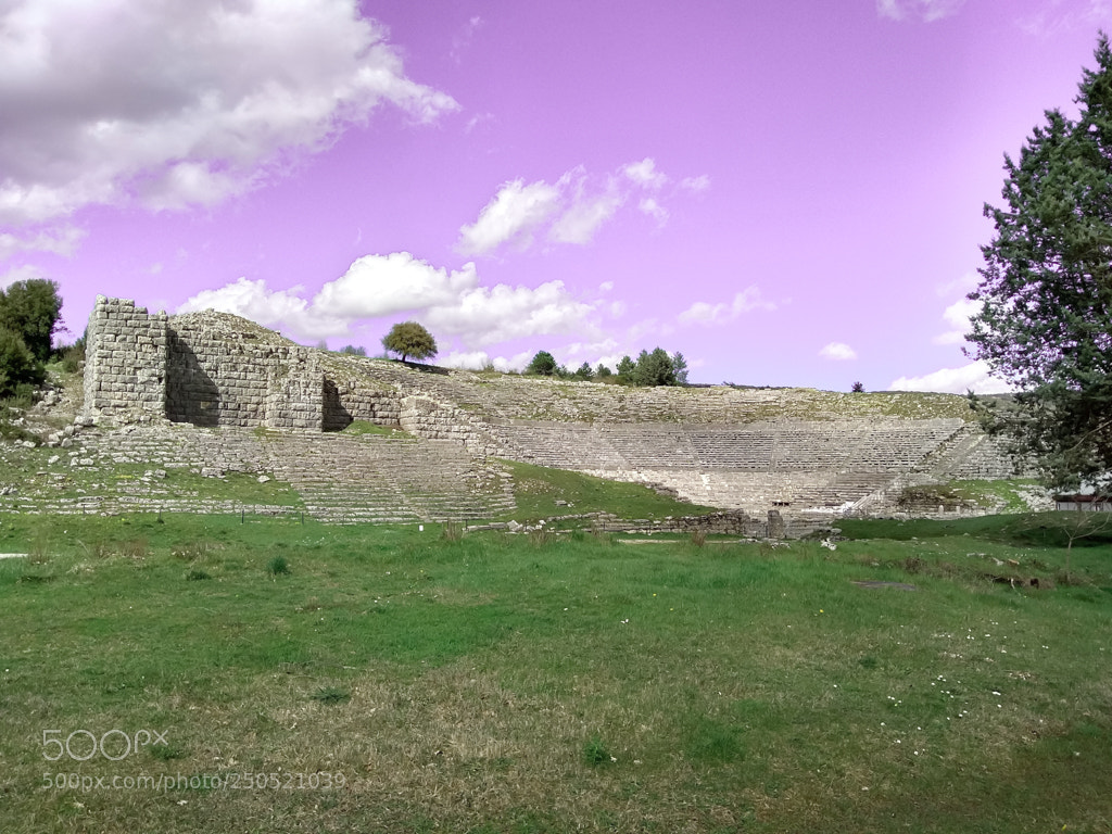 Xiaomi Redmi Note 4 sample photo. Dodoni ancient theatre photography