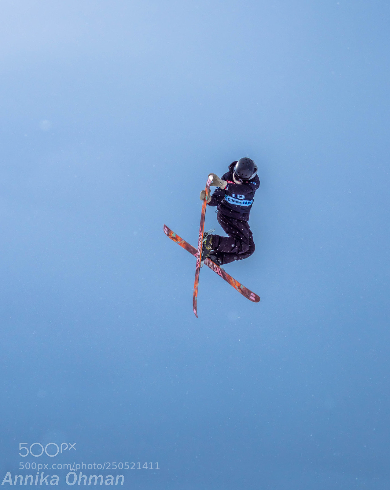 Olympus OM-D E-M1 Mark II sample photo. Ski jumper photography