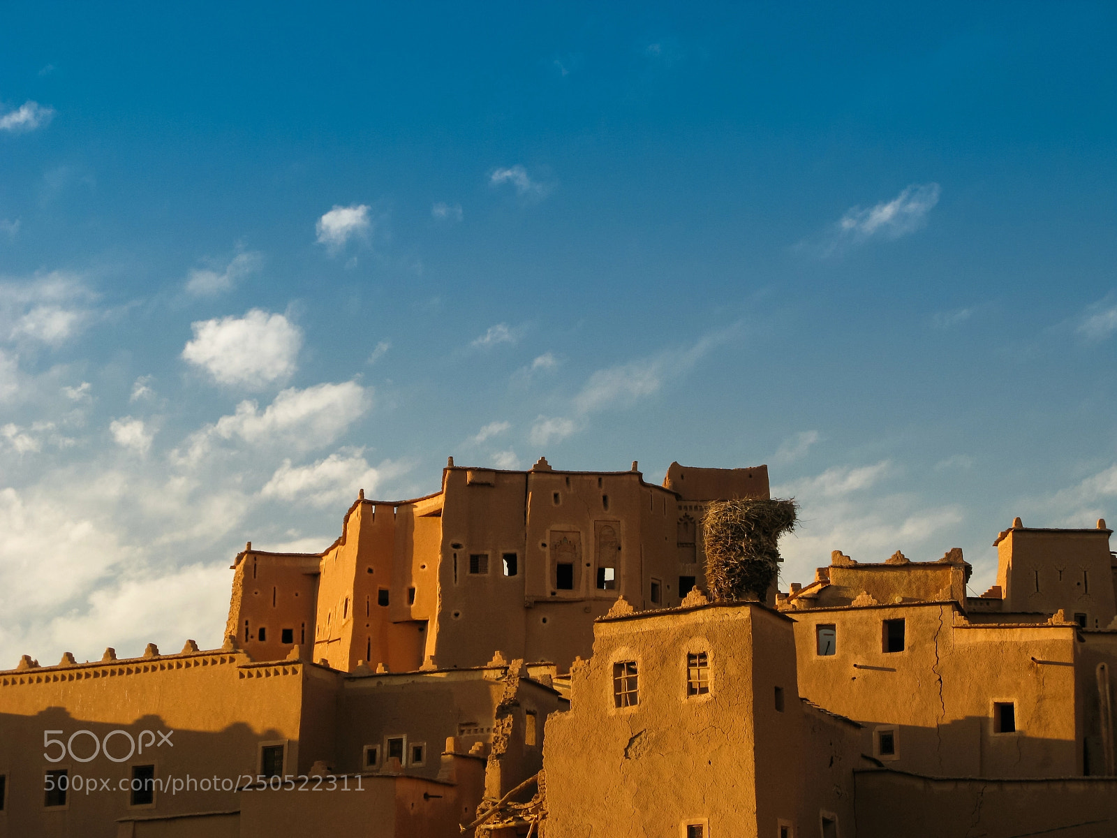 Canon POWERSHOT G9 sample photo. View to ouarzazate old photography