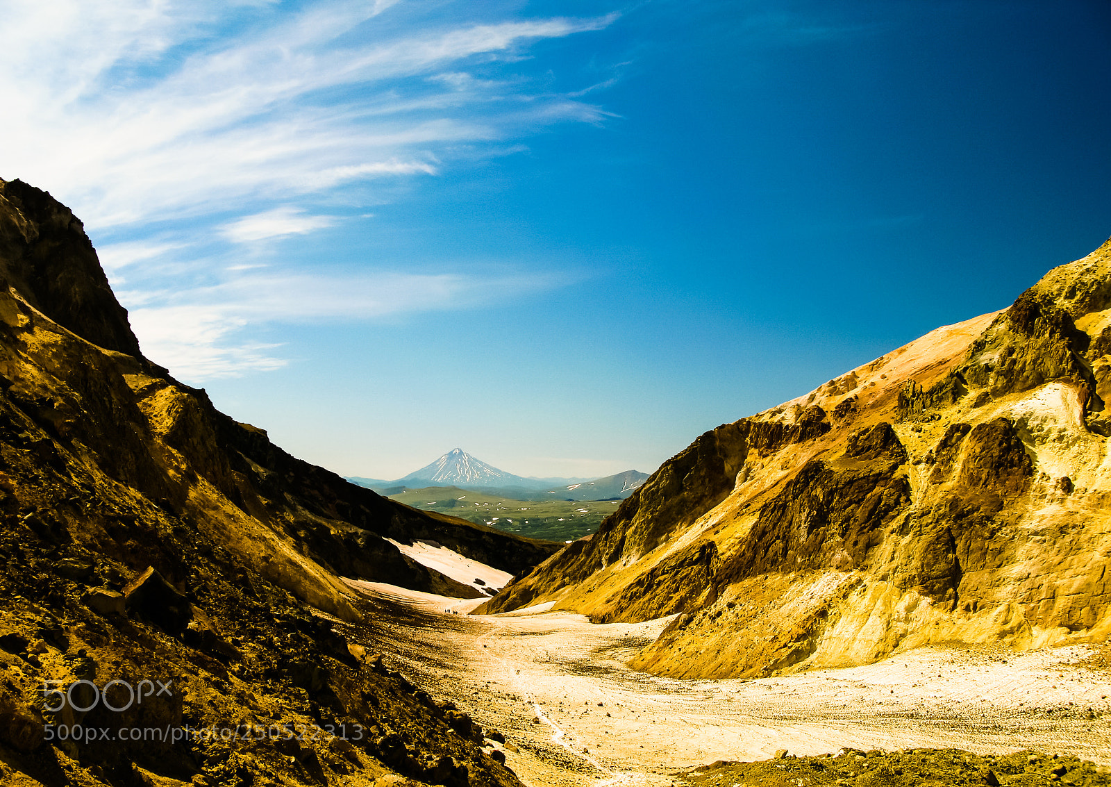 Canon POWERSHOT G9 sample photo. View to viluchinsky volcano photography