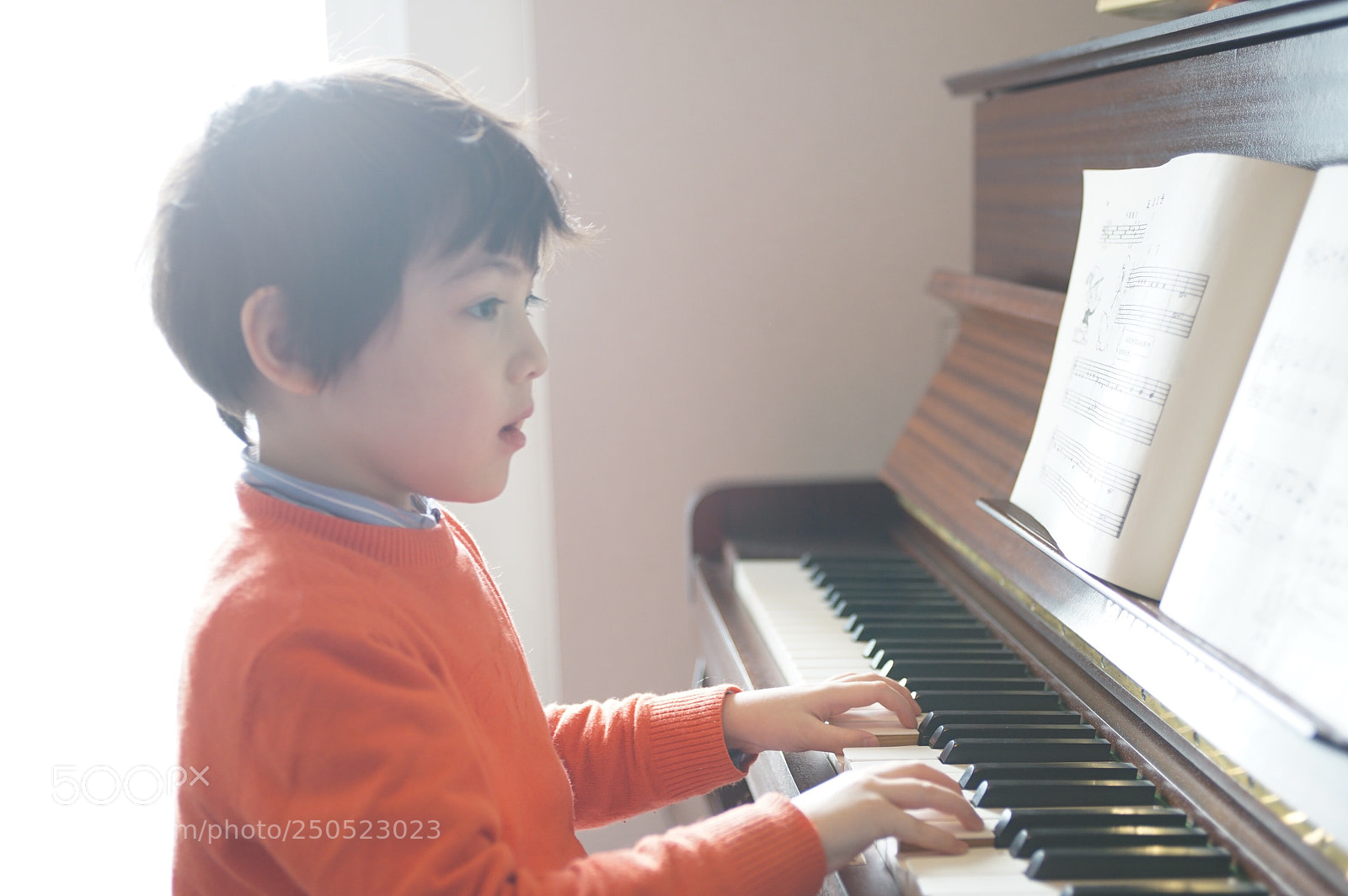 Sony a7 II sample photo. 儿子学钢琴 photography
