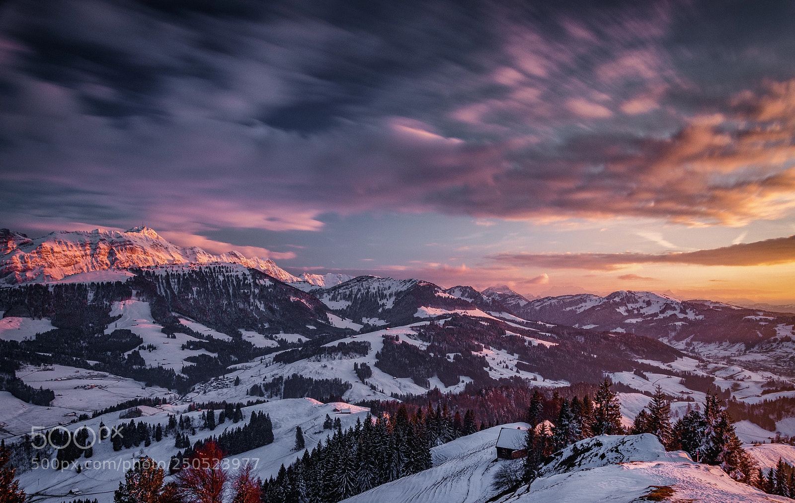 Nikon D7000 sample photo. Lovely tones above appenzell photography