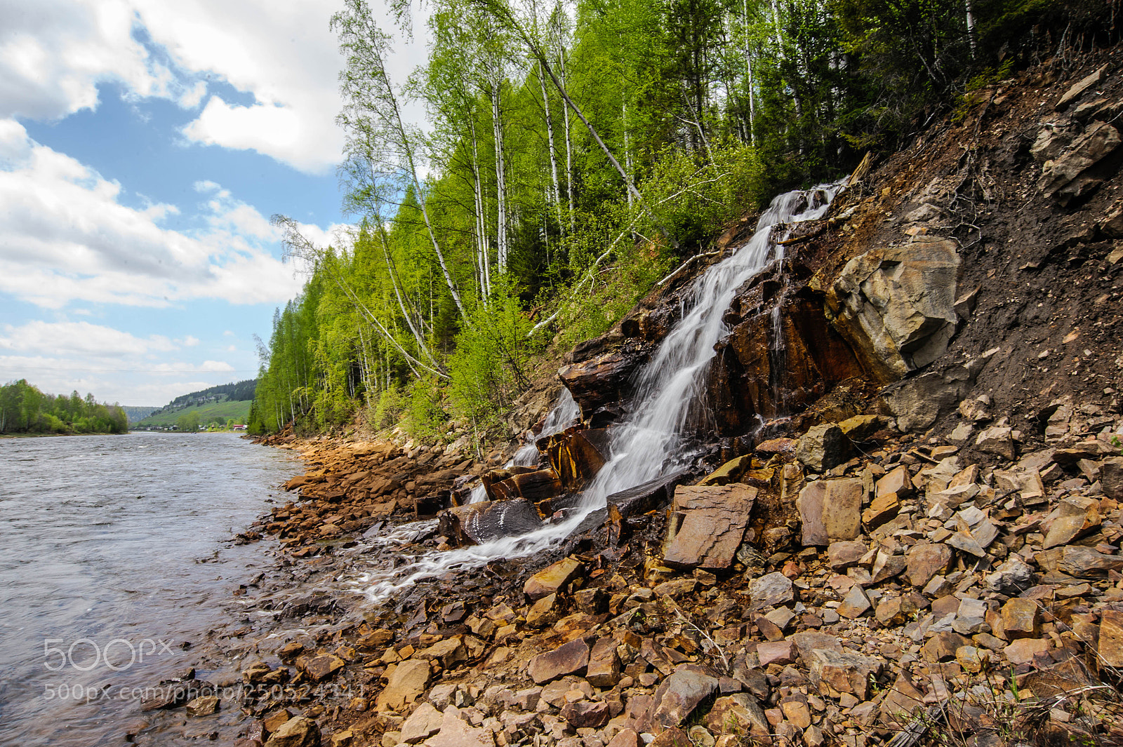 Nikon D700 sample photo. Усьвинский водопад photography