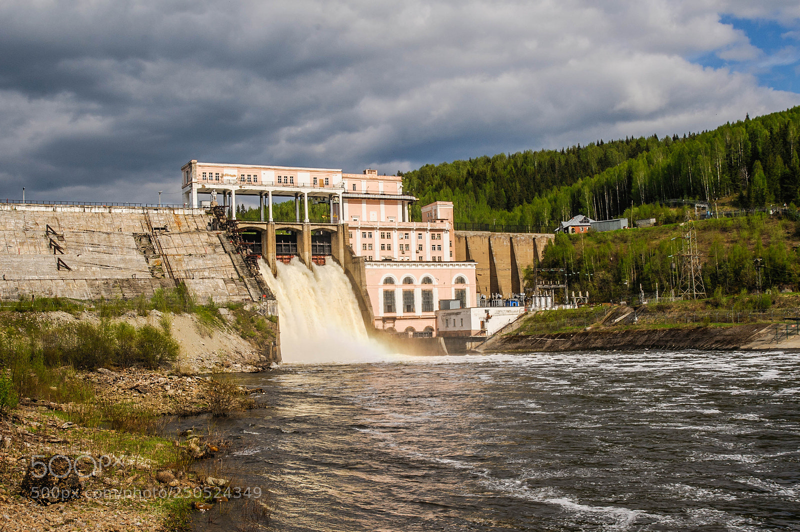 Nikon D700 sample photo. Широковская ГЭС photography