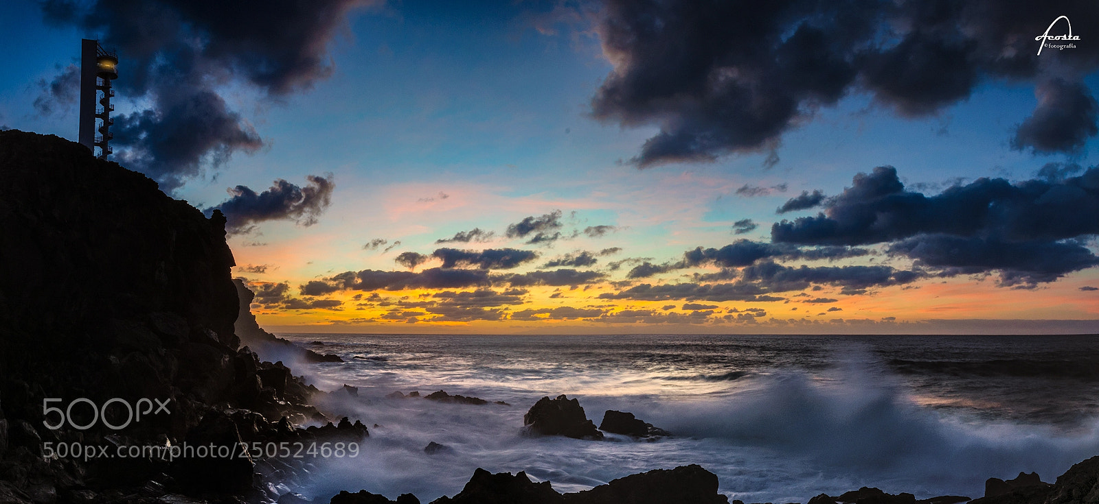 Nikon D5000 sample photo. Lighthouse sunset photography