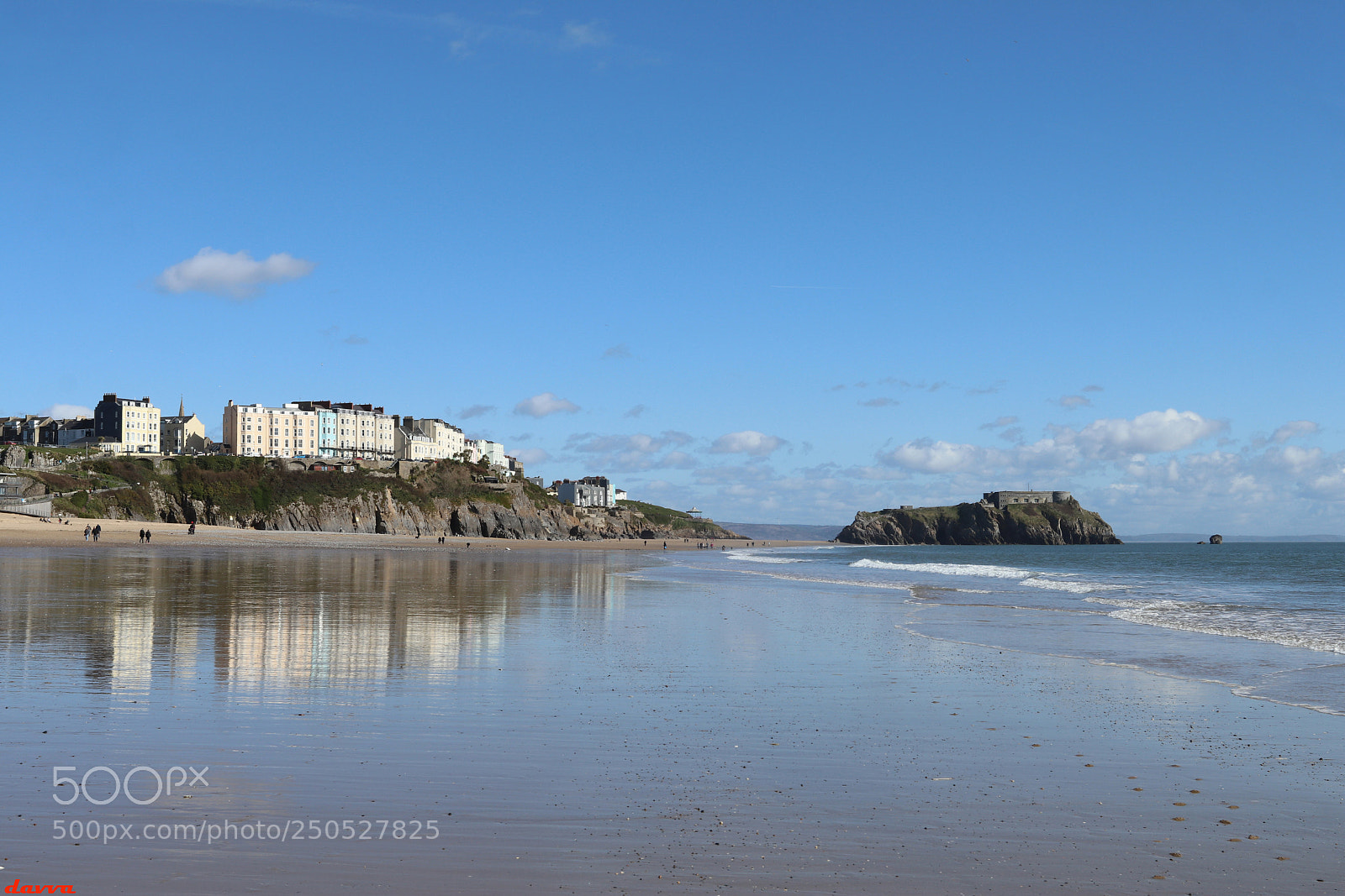Canon EOS 80D sample photo. Tenby beach photography