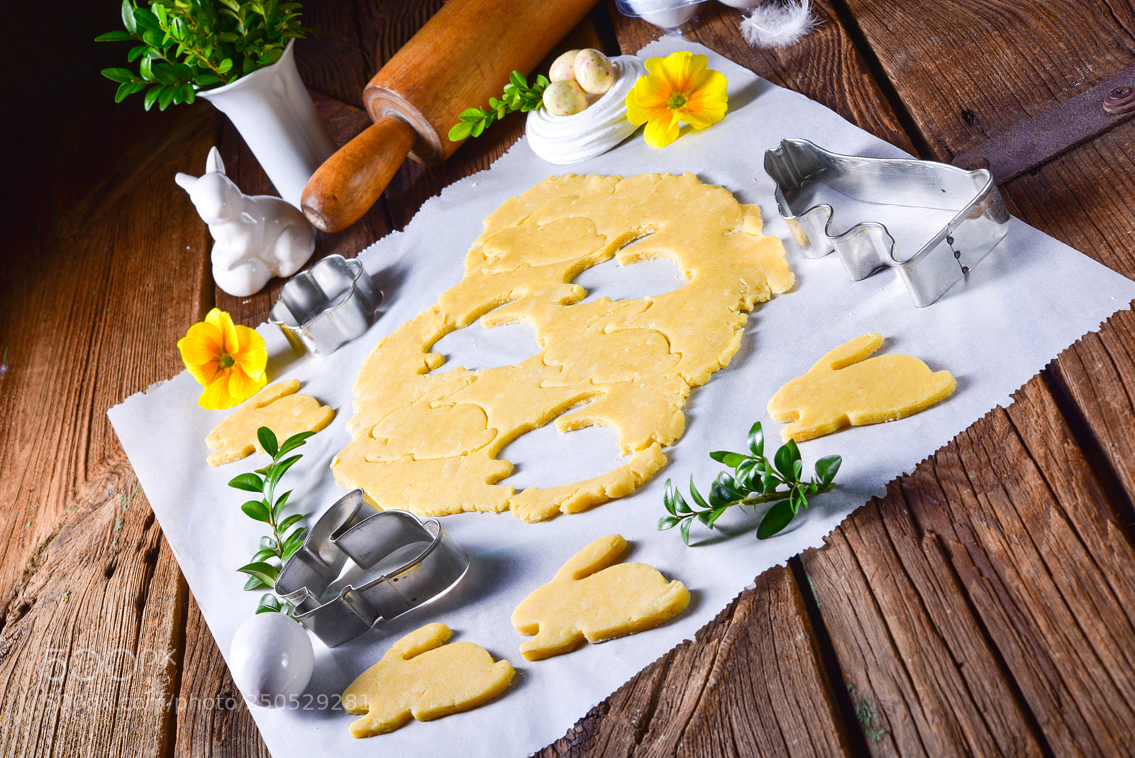 Nikon D810 sample photo. Raw easter cookies photography