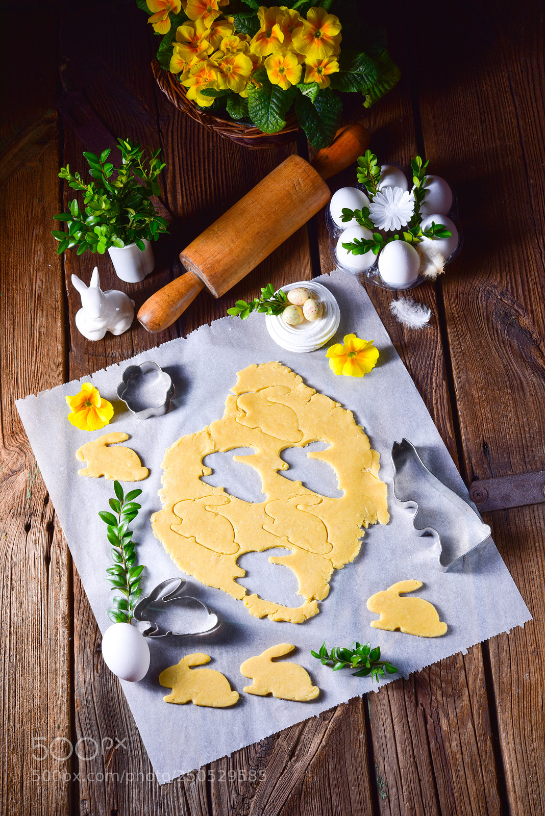 Nikon D810 sample photo. Raw easter cookies photography