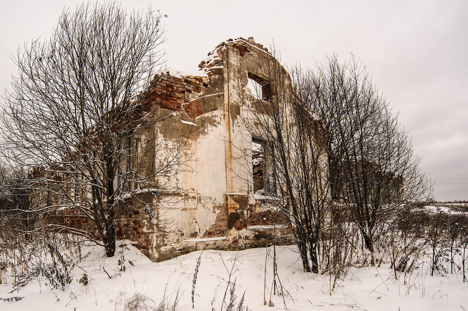Nikon D700 sample photo. Школа в селе Аннинск photography