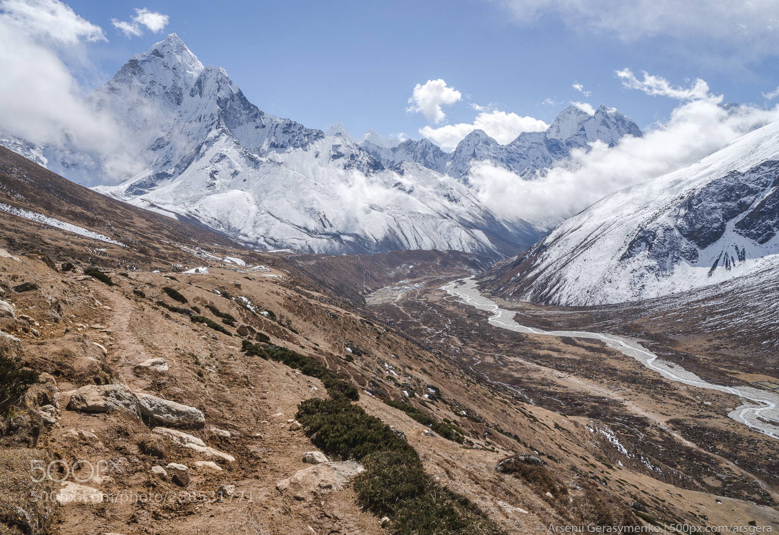 Sony a99 II sample photo. Ama dablam and pheriche photography