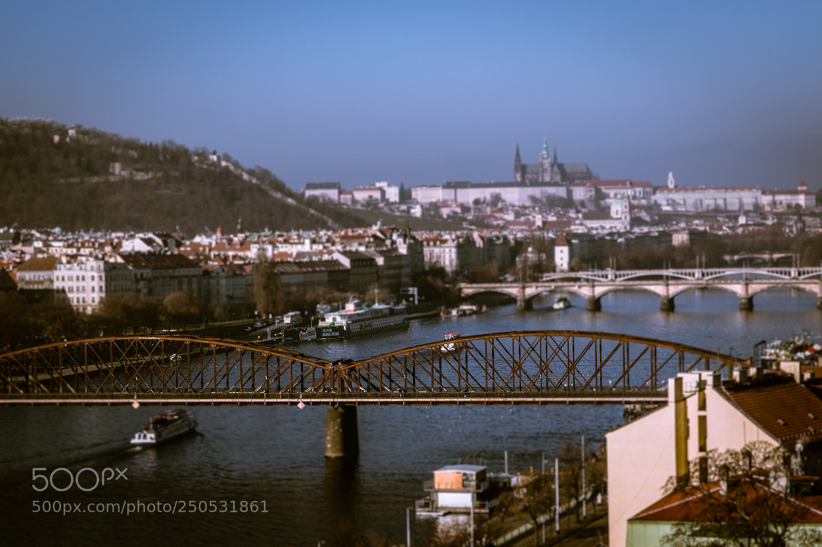 Nikon D5300 sample photo. Prague castle with tilt-shift photography
