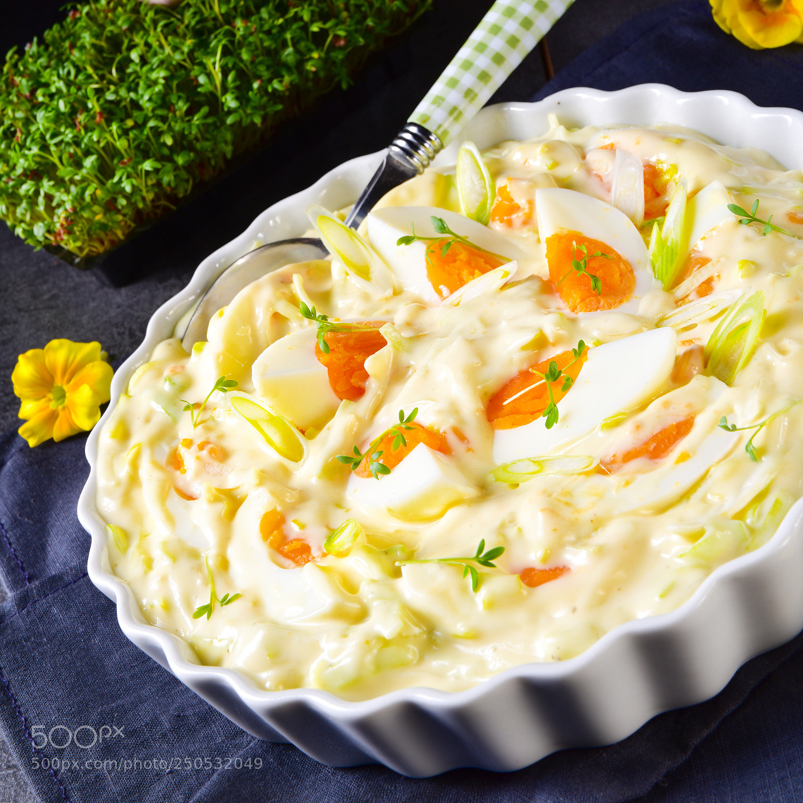 Nikon D810 sample photo. Spring egg salad with photography