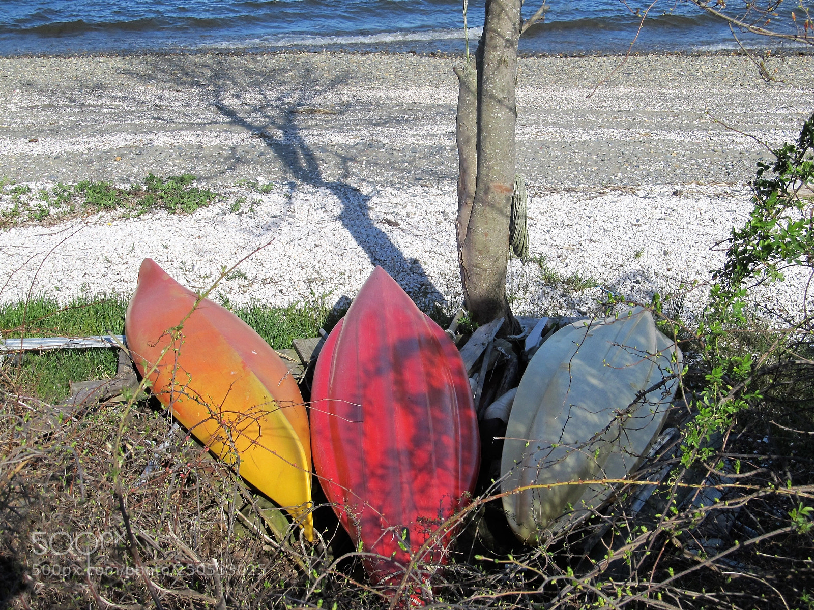 Canon PowerShot SX130 IS sample photo. 3 kayaks photography