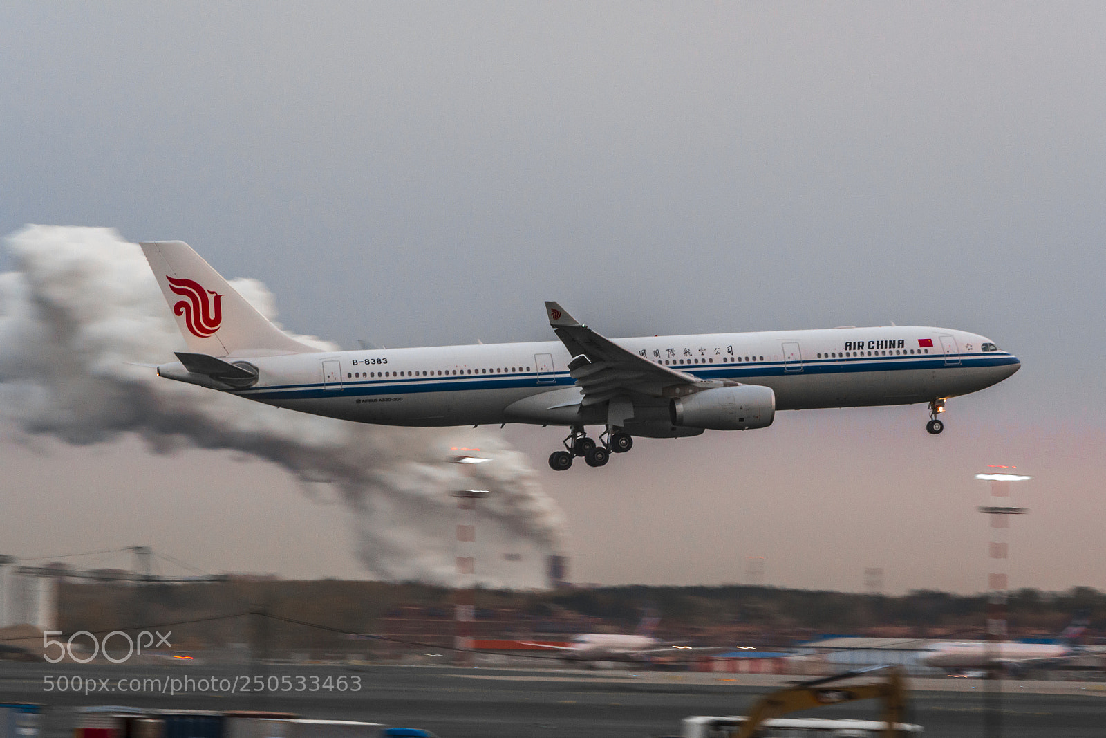 Nikon D5200 sample photo. Airbus a330 airchina photography