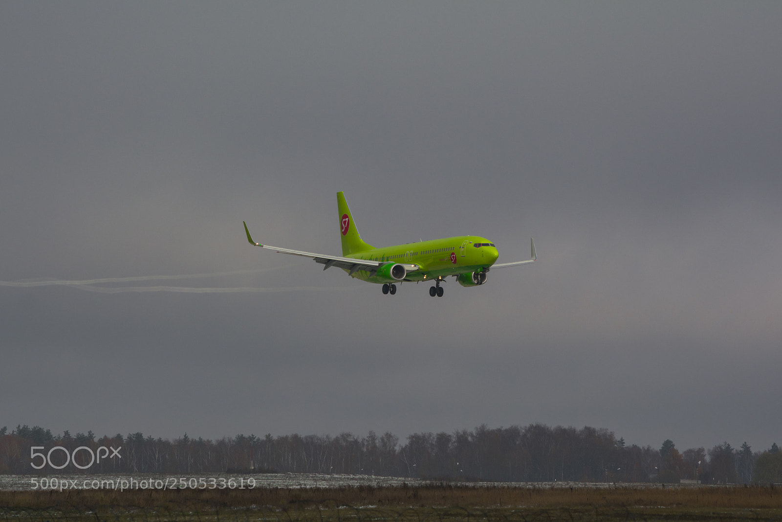Nikon D5200 sample photo. Boeing 737 s7 landing photography