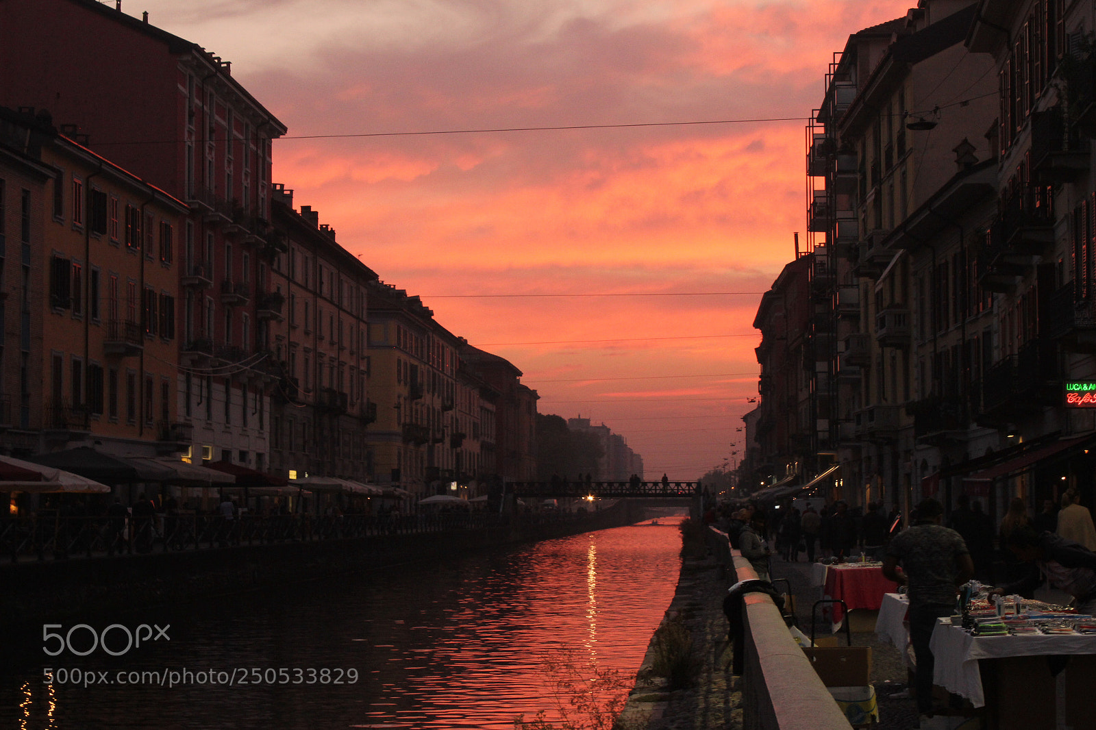 Canon EOS 600D (Rebel EOS T3i / EOS Kiss X5) sample photo. Naviglio sunset photography