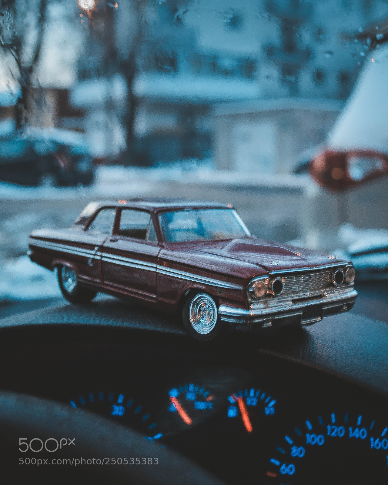 Nikon D3100 sample photo. Old ford miniature photography