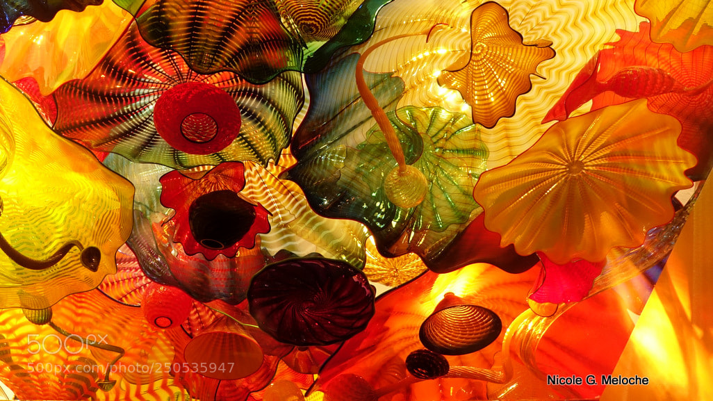 Sony Cyber-shot DSC-RX10 III sample photo. Blown glass museum photography