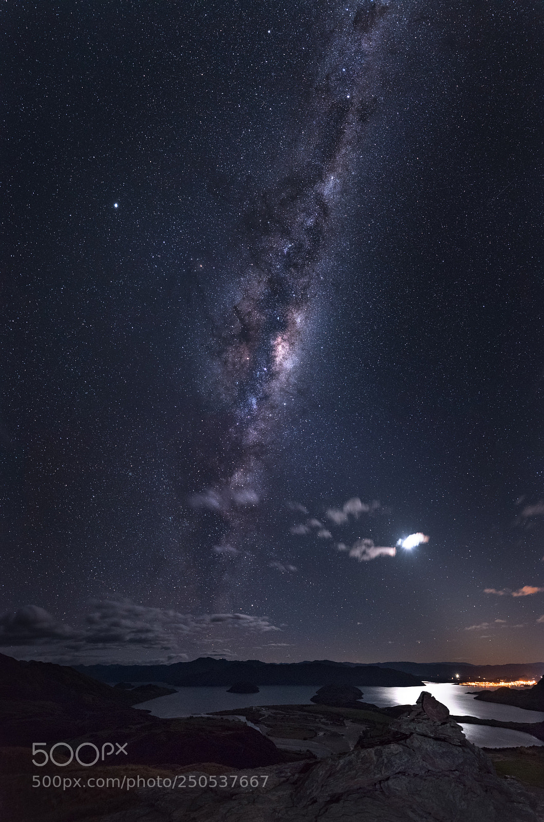 Nikon D810 sample photo. Milkyway over lake wanaka photography