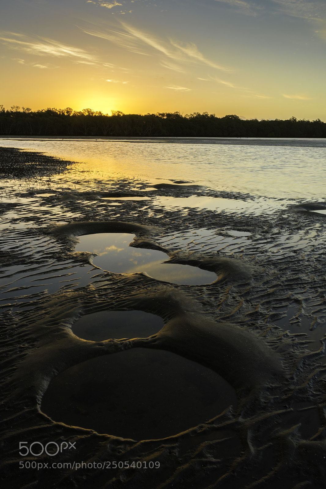 Nikon D500 sample photo. Sunset over stingray pools photography