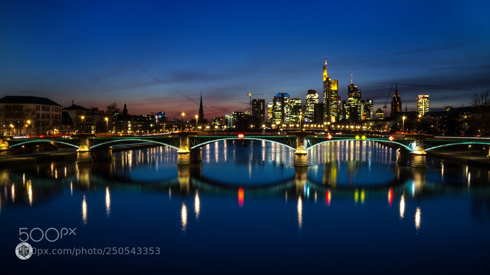 Sony a6000 sample photo. Frankfurt skyline photography