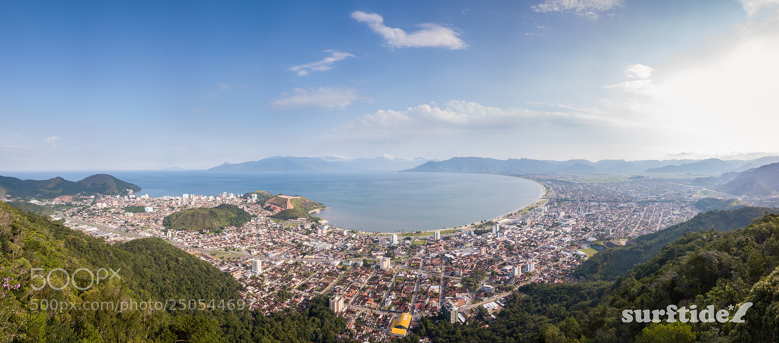 DJI FC220 sample photo. Panoramic view of caraguatatuba photography