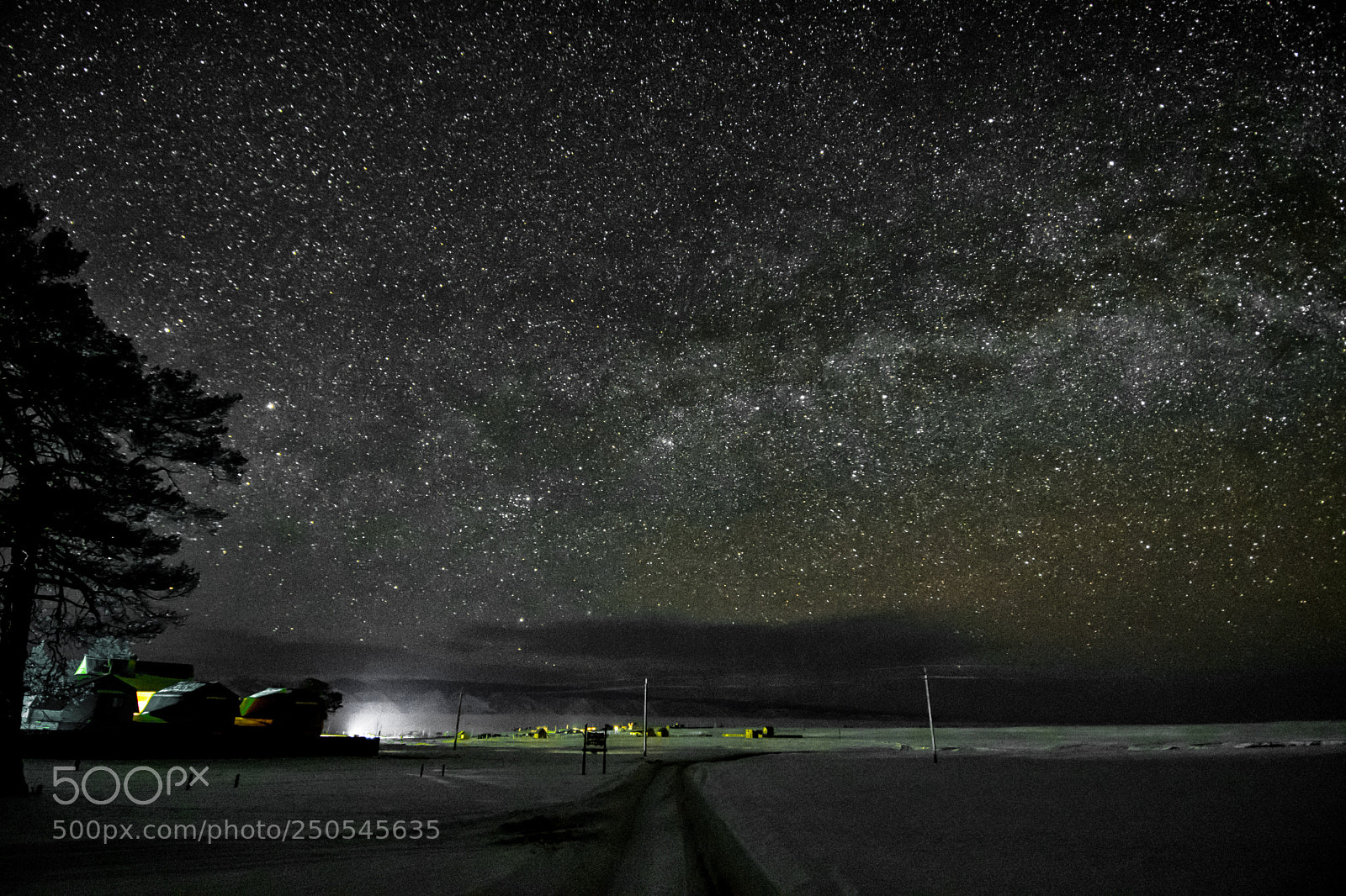 Nikon D500 sample photo. Baikal winter night photography