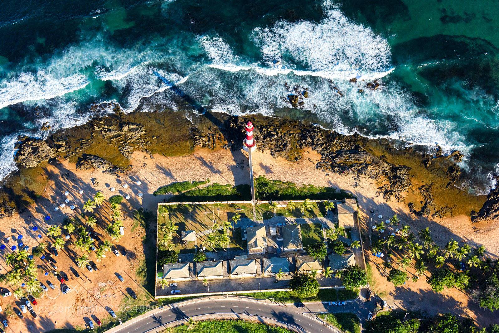 Nikon D810 sample photo. Aerial view of lighthouse photography