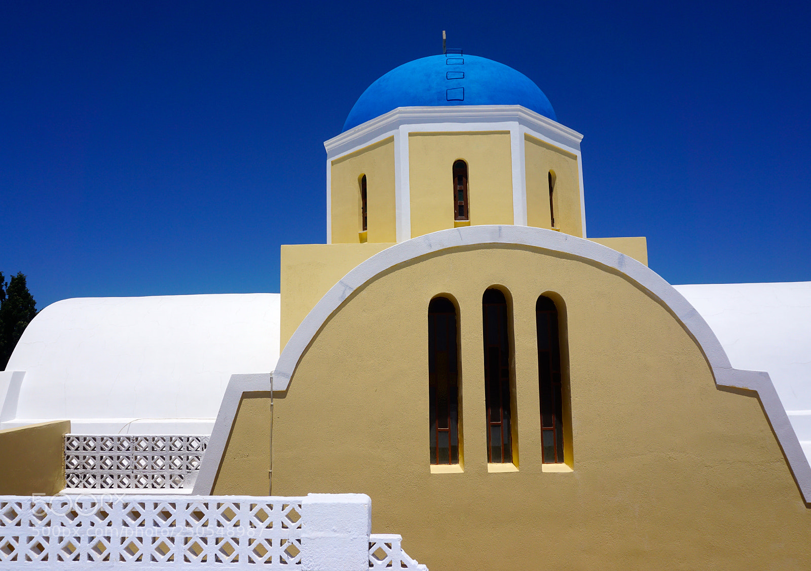 Sony a6000 sample photo. Santorini church photography