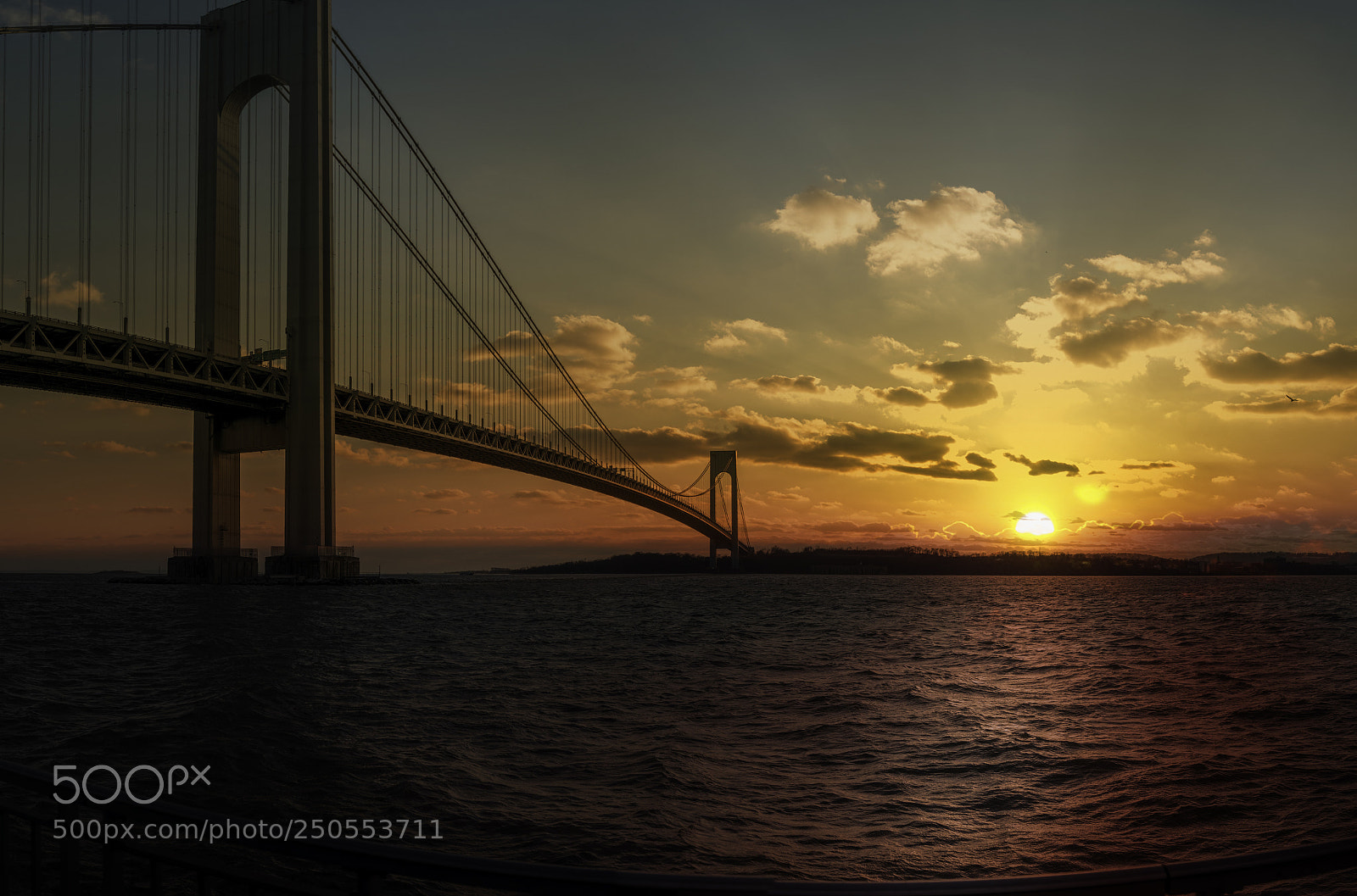 Pentax K-1 sample photo. Verrazano narrows bridge photography