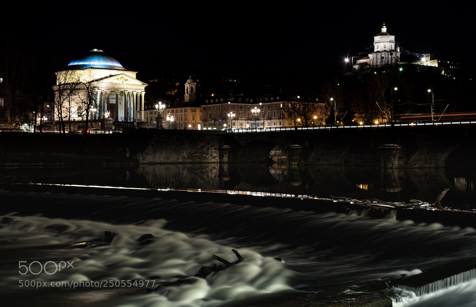 Nikon D5200 sample photo. Night city river photography